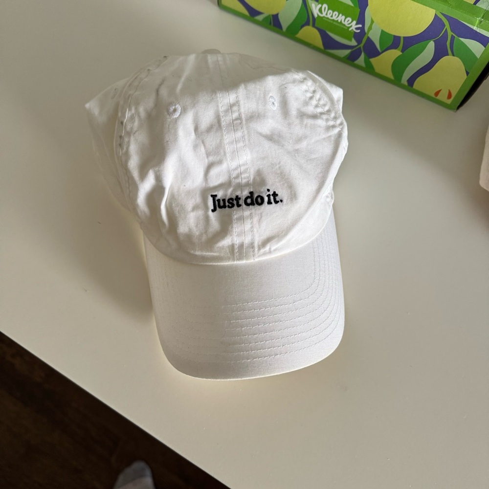 White Nike Cap